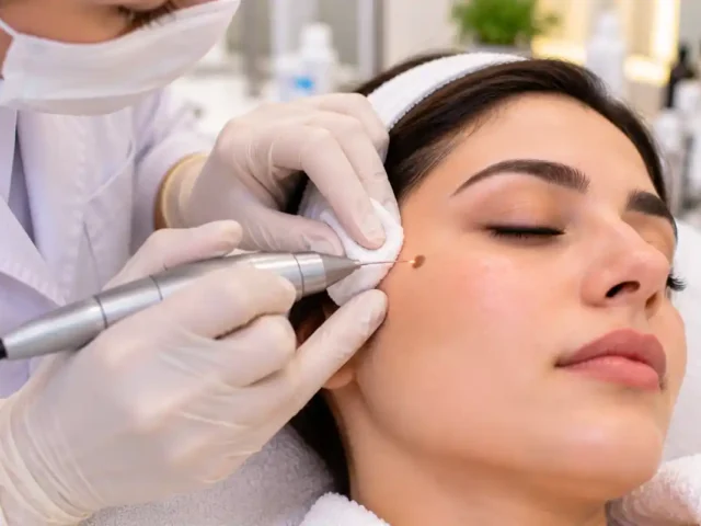 برداشتن خال در قزوین